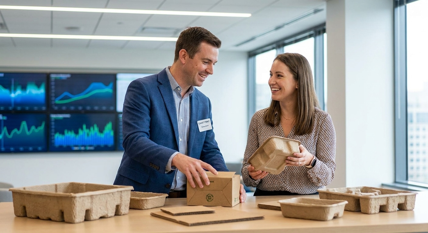 เทรนด์สิ่งพิมพ์ 2026: แพคเกจจิ้งรักษ์โลกและงานพิมพ์ AI - eco-printing-trend-2026