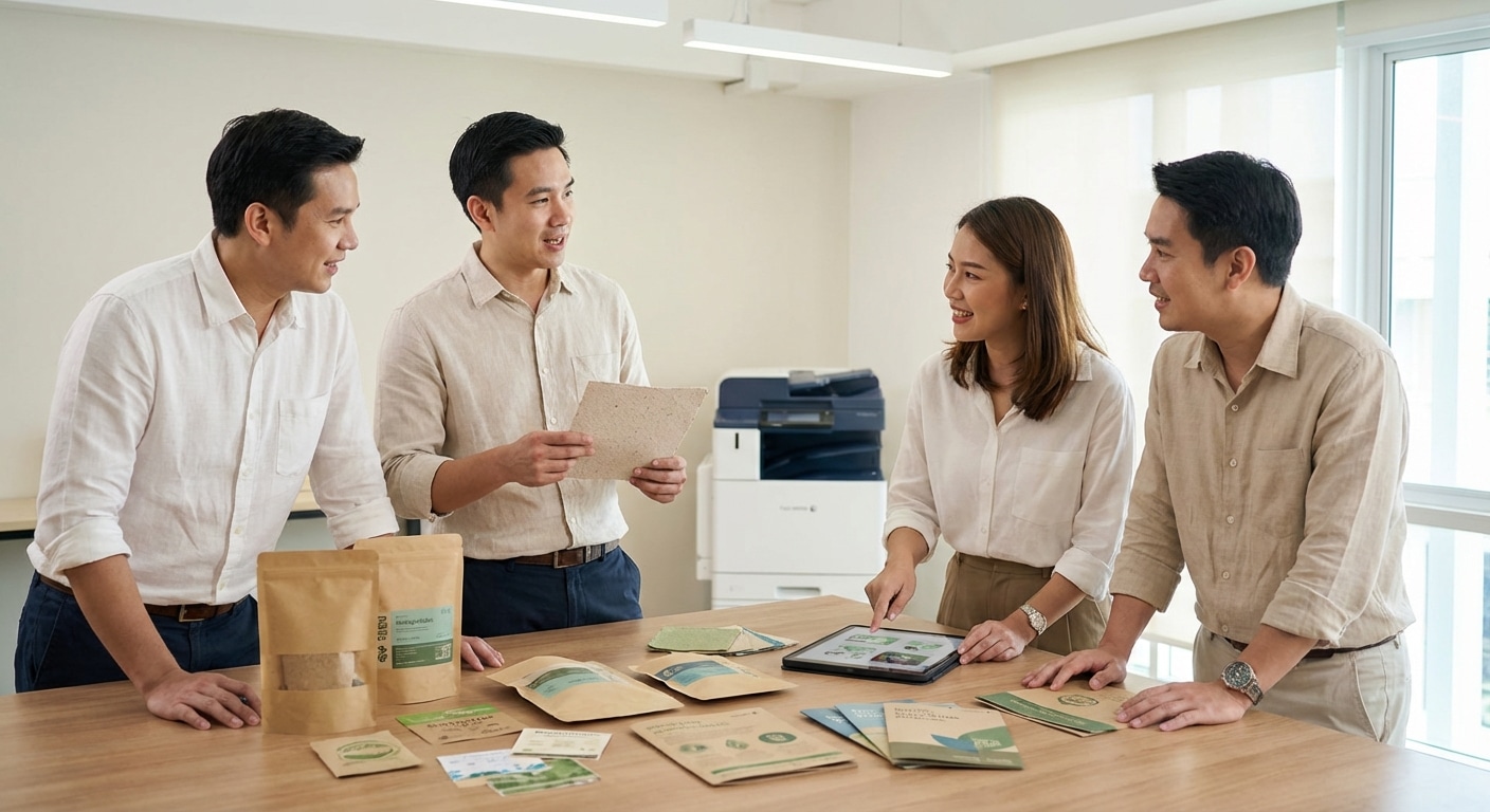 เทรนด์ Eco-Printing 2026: สิ่งพิมพ์รักษ์โลกครองใจลูกค้า - eco-printing-trend-2026