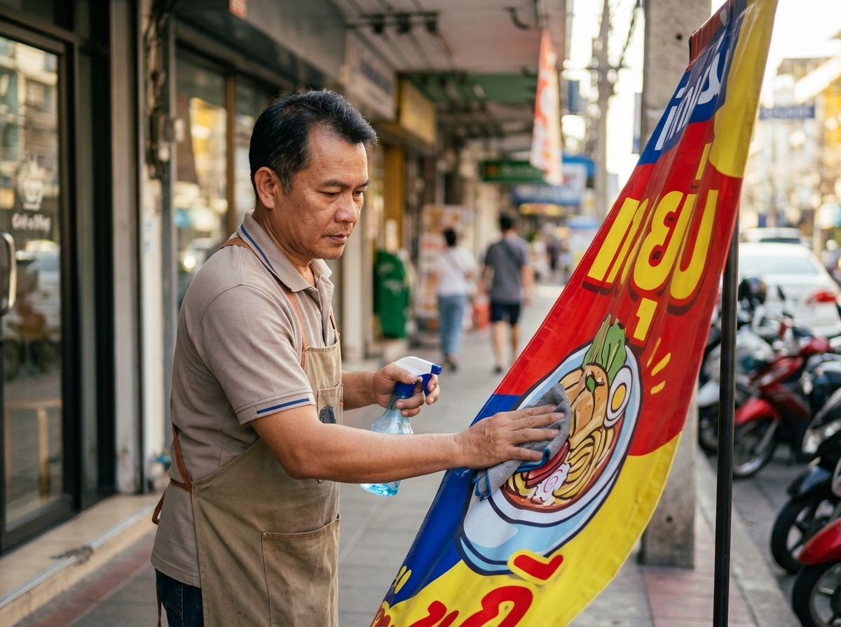 ยืดอายุสติ๊กเกอร์และป้ายไวนิลหน้าร้าน! เซฟต้นทุนให้ SME - extend-vinyl-sticker-lifespan