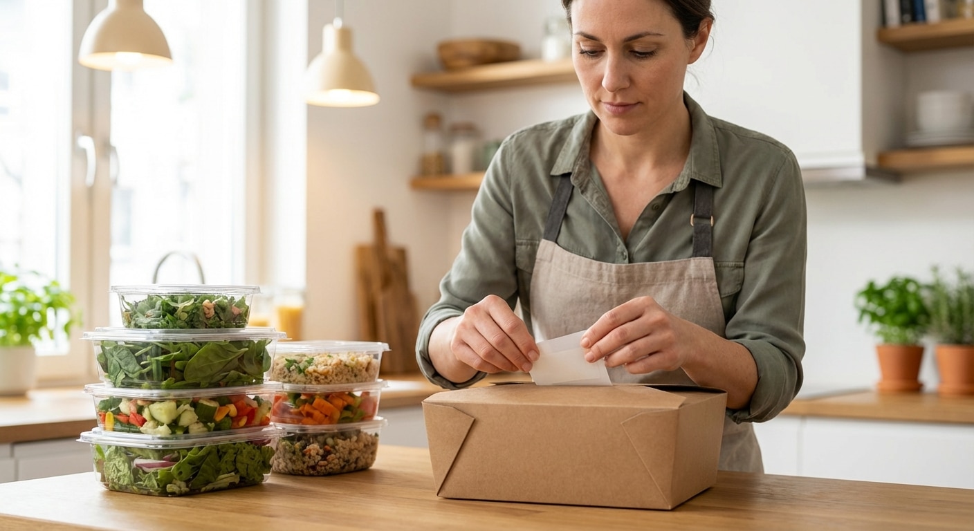 ทริคทำสติ๊กเกอร์ติดกล่องอาหาร ดันยอดขายร้านเดลิเวอรี่ - food-box-sticker-delivery