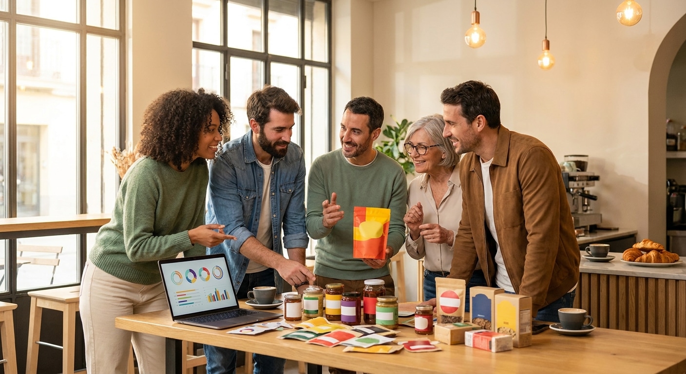 ทริคเลือกสีโลโก้และฉลากสินค้า สร้างแบรนด์อาหารให้ปัง - food-brand-color-psychology-design