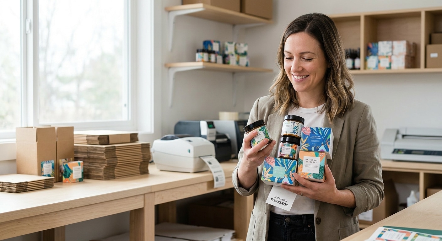 พิมพ์ฉลากสีสดด้วย Fuji Xerox ยกระดับแบรนด์ SME - fuji-xerox-digital-printing-tech