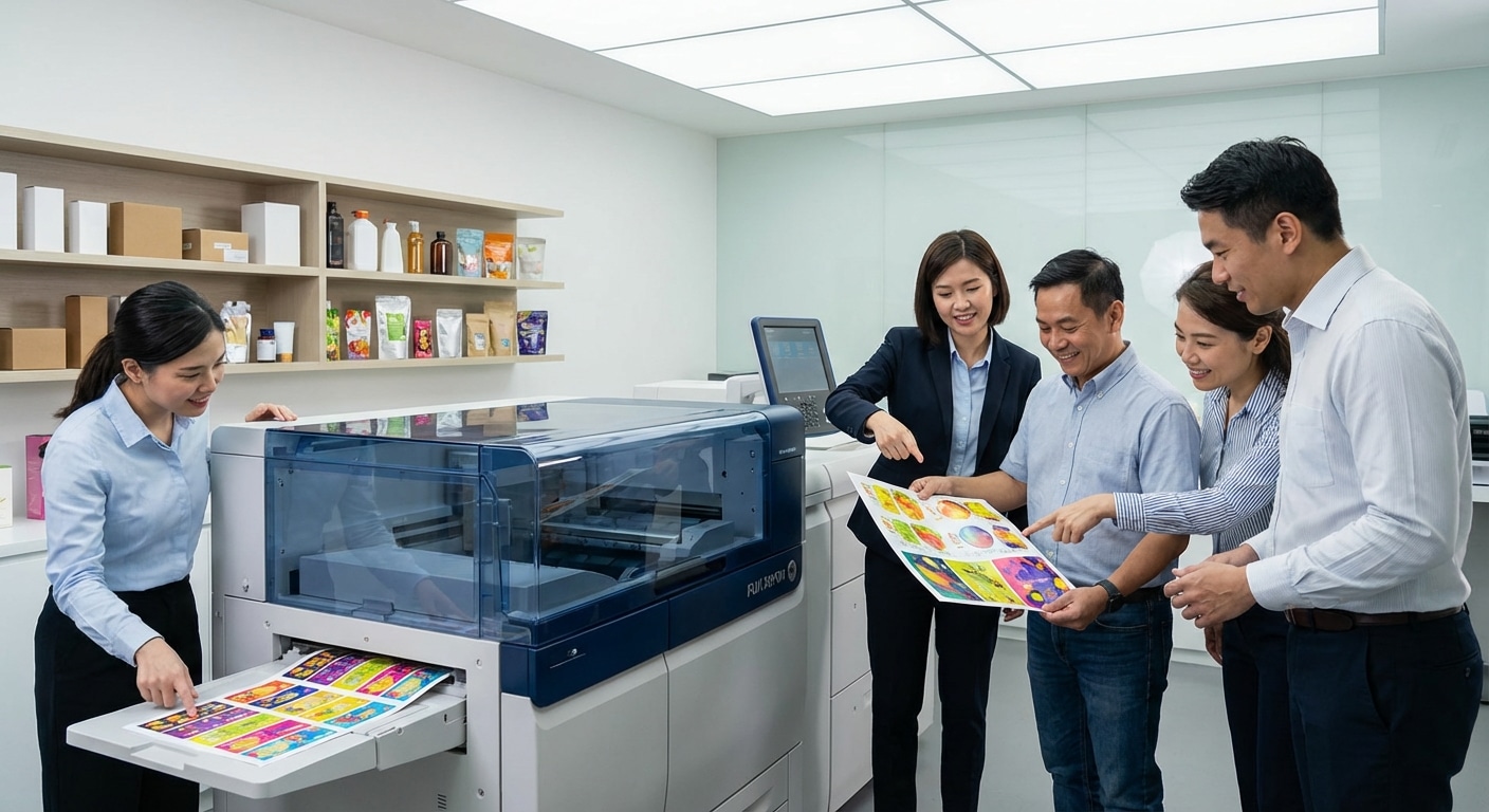 เจาะลึกเทคโนโลยี Fuji Xerox พิมพ์ฉลากสีสด ไม่ต้องสั่งตุน - fuji-xerox-digital-printing-tech