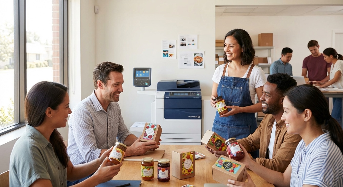 พิมพ์ฉลากสินค้าด้วย Fuji Xerox อัปเกรดแบรนด์ SME ให้ดูโปร - fuji-xerox-label-printing-tech