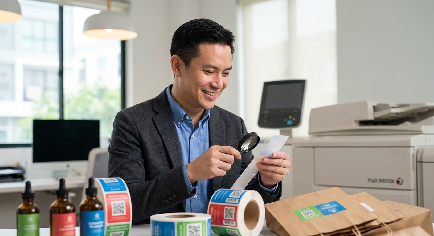 เทคโนโลยี Fuji Xerox พิมพ์ฉลากสีสด คมชัด สแกนง่าย - fuji-xerox-label-printing-tech