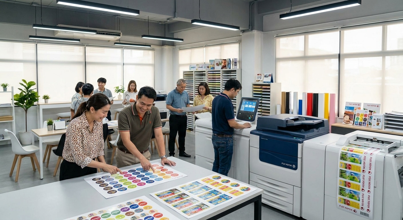 นวัตกรรม Fuji Xerox 2026 พิมพ์ฉลากสีสด ยกระดับแบรนด์ SME - fuji-xerox-print-tech-2026