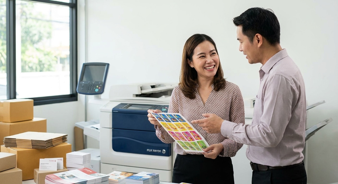 เทคโนโลยีพิมพ์ Fuji Xerox ตัวช่วย SME ทำฉลากสินค้าสีสด - fuji-xerox-printing-sme