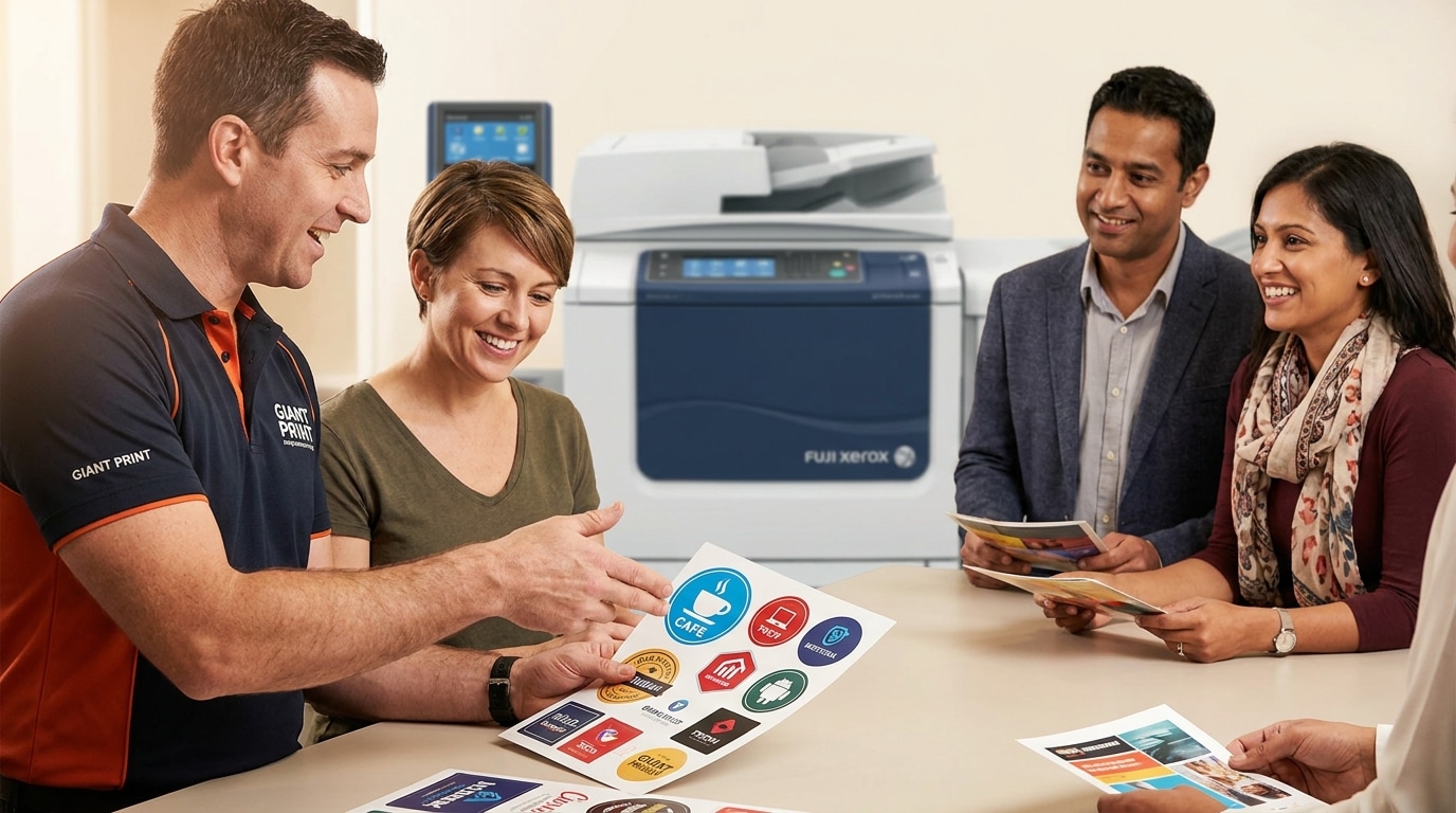 เครื่องพิมพ์ Fuji Xerox ยกระดับสติ๊กเกอร์ SME สีสด คมชัด - fuji-xerox-printing-tech