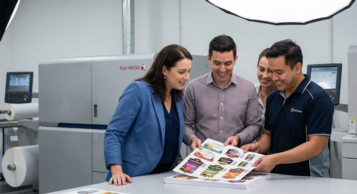 ทำไมต้อง Fuji Xerox? ไขความลับสติ๊กเกอร์สีสดคมชัด - fuji-xerox-printing-tech