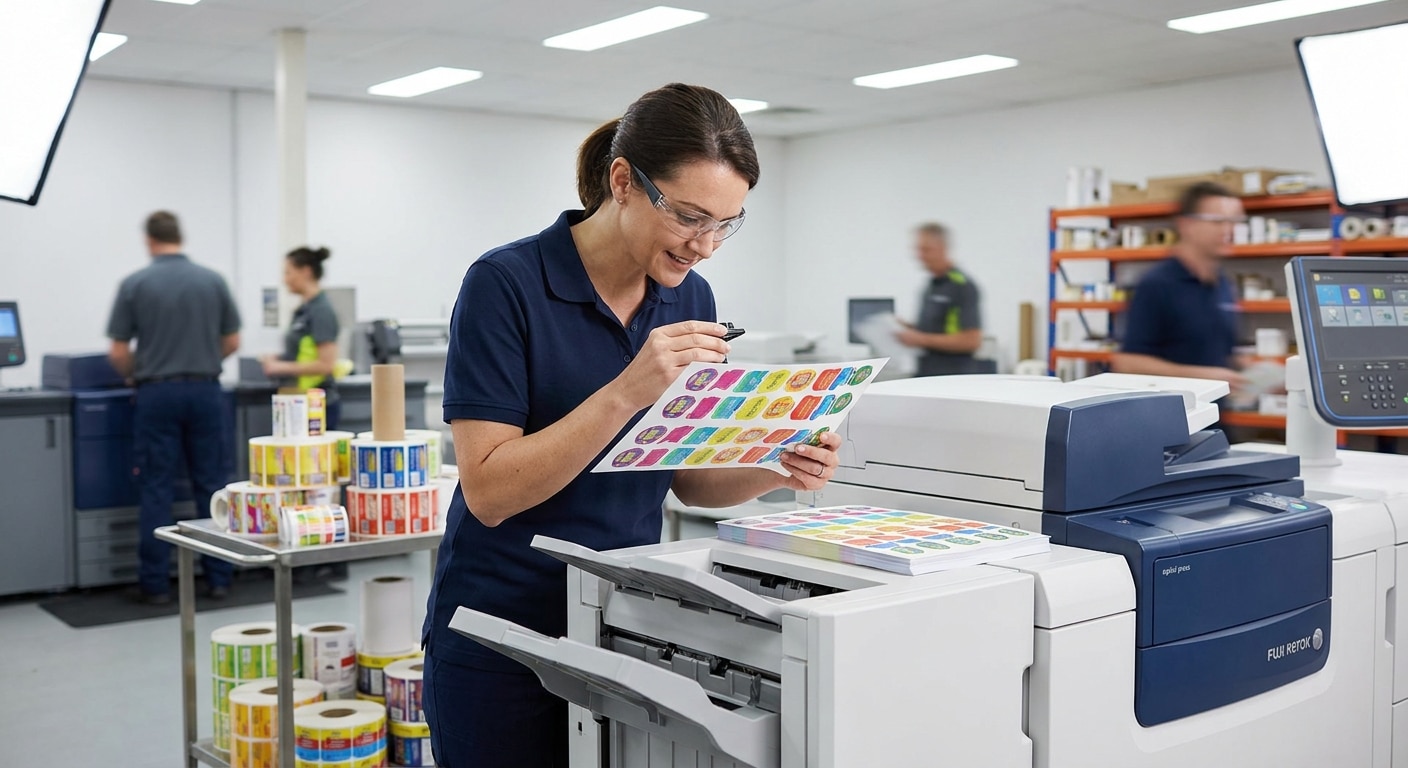 เทคโนโลยีพิมพ์ Fuji Xerox: เคล็ดลับงานสติ๊กเกอร์สีสดคมชัด - fuji-xerox-printing-tech