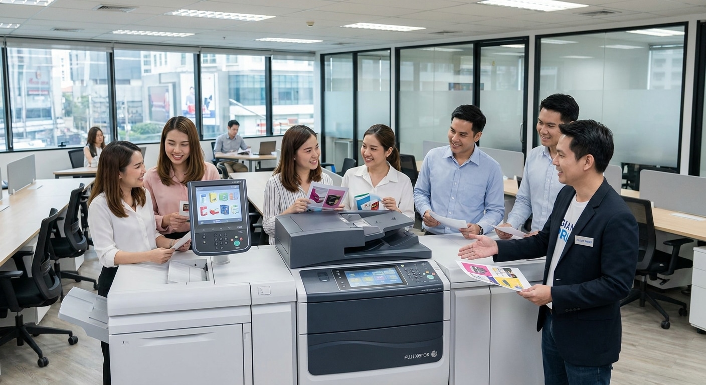 นวัตกรรมพิมพ์ 2026! Fuji Xerox ยกระดับงานพิมพ์ SME - fuji-xerox-printing-tech