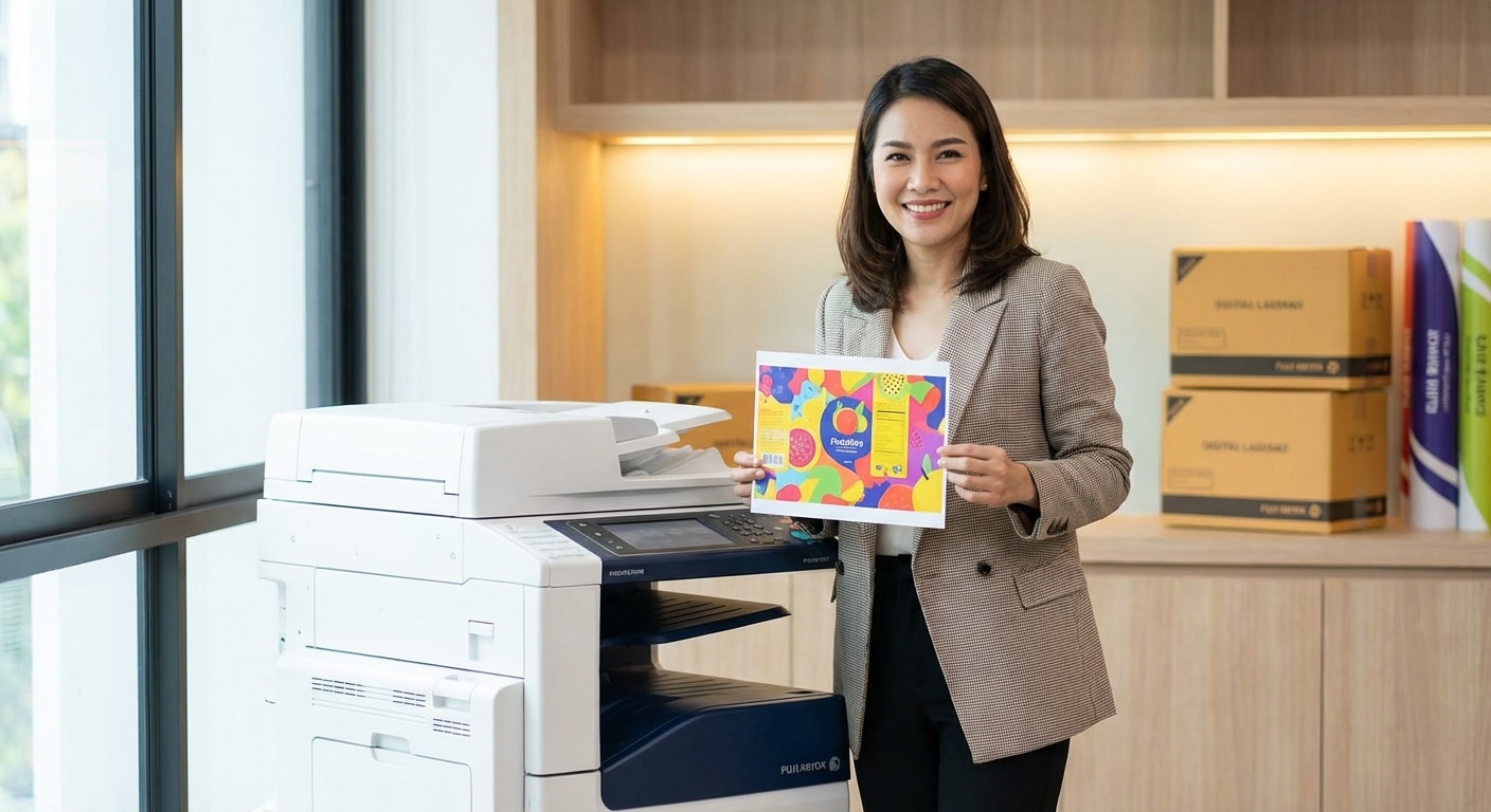 เจาะลึกเครื่องพิมพ์ Fuji Xerox ตัวช่วย SME สีสดเป๊ะ - fuji-xerox-printing-tech-sme