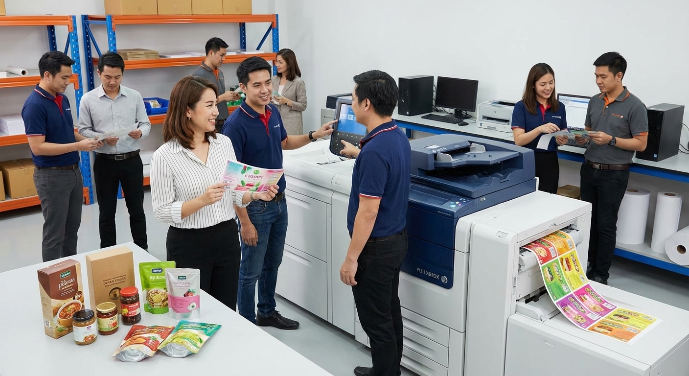 ยกระดับแพ็กเกจจิ้ง SME! ด้วยเทคโนโลยีพิมพ์สีสด Fuji Xerox - fuji-xerox-printing-tech-sme