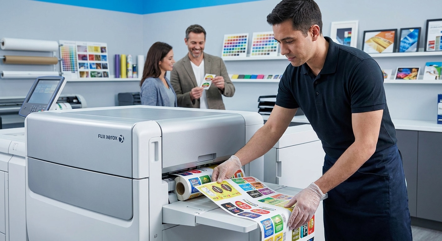 นวัตกรรม Fuji Xerox ตัวช่วย SME พิมพ์สติ๊กเกอร์สีสดคมชัด - fuji-xerox-printing-technology-sme