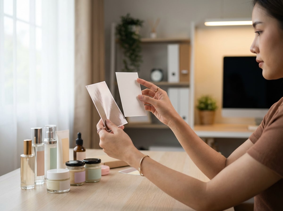 เคลือบเงา vs เคลือบด้าน เลือกสติ๊กเกอร์แบบไหนให้ดูแพง? - glossy-vs-matte-sticker-labels