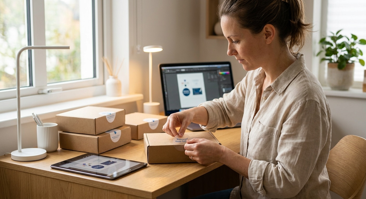 SME ต้องรู้! วิธีเลือกสติ๊กเกอร์ PP และ PVC กันน้ำติดสินค้า - guide-to-waterproof-sticker-labels