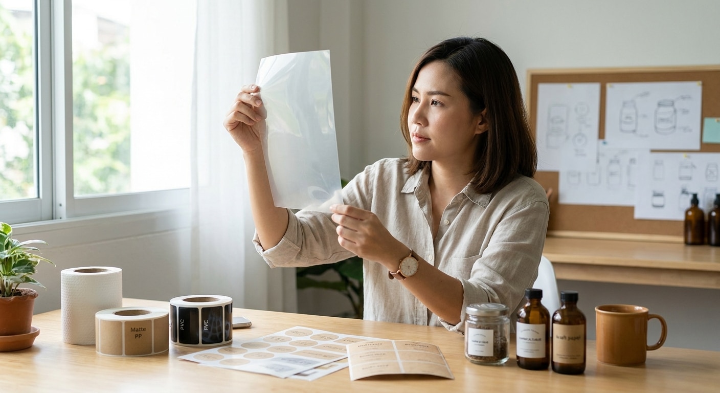 รู้ก่อนสั่งพิมพ์! วิธีเลือกสติ๊กเกอร์ให้เหมาะกับสินค้า SME - how-to-choose-sticker-material