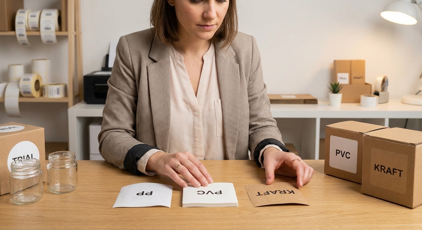เทคนิคเลือกสติ๊กเกอร์ PP, PVC, คราฟท์ ให้เหมาะกับสินค้า - how-to-choose-sticker-material