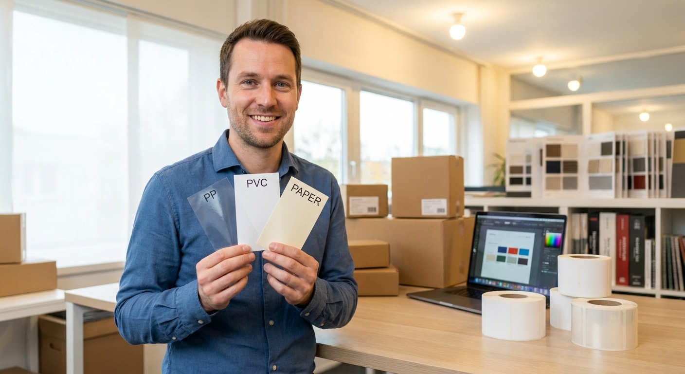 เลือกสติ๊กเกอร์ติดสินค้าอย่างไร? รู้จัก PP, PVC และกระดาษ - how-to-choose-sticker-material