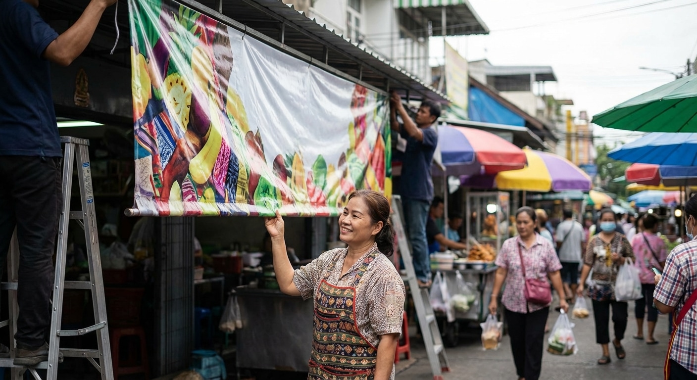 วิธีเลือกป้ายไวนิลหน้าร้านให้ทนแดดทนฝน ใช้งานคุ้ม - how-to-choose-vinyl-banner