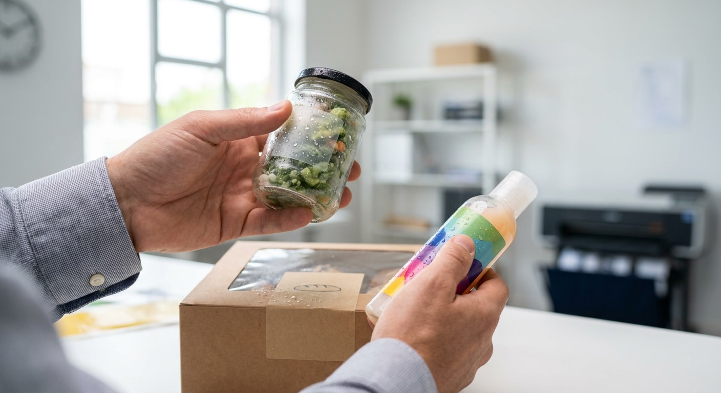 เคล็ดลับเลือกสติ๊กเกอร์ฉลากสินค้า กันน้ำ ติดทน ไม่ลอกร่อน - how-to-choose-waterproof-sticker-labels