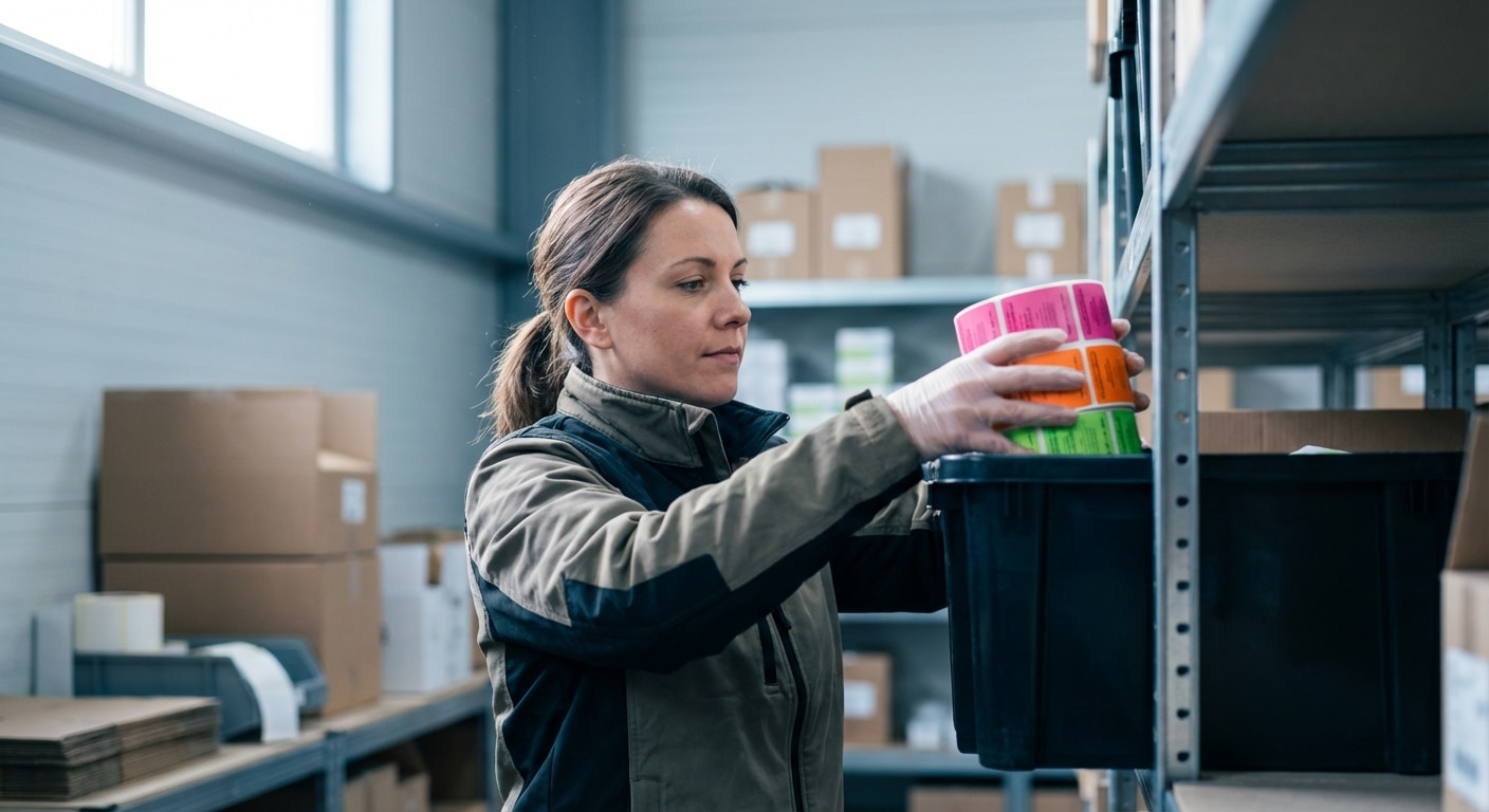 วิธีเก็บรักษาสติ๊กเกอร์ฉลากสินค้า ให้กาวเหนียวหนึบใช้นาน - how-to-store-sticker-labels