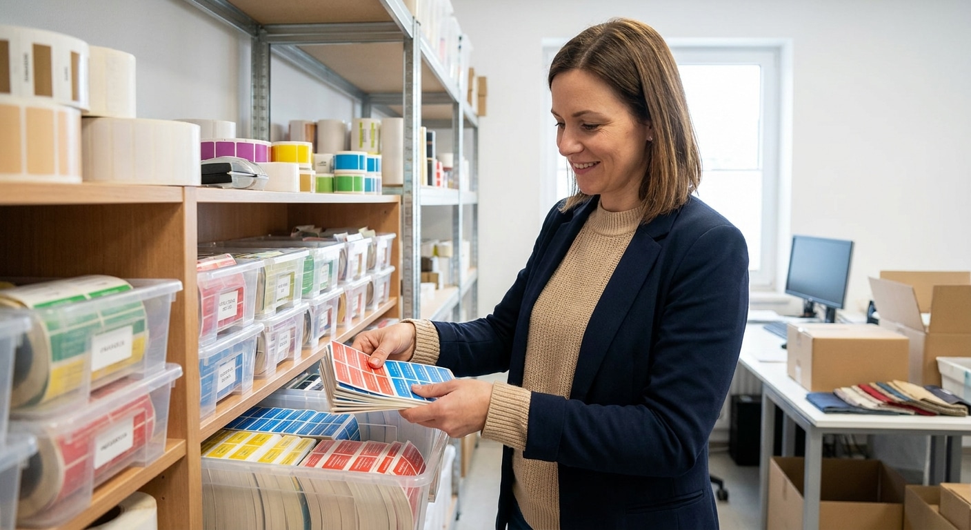 วิธีเก็บรักษาสติ๊กเกอร์ฉลากสินค้า ให้กาวแน่น สีสดทนทาน - how-to-store-sticker-labels