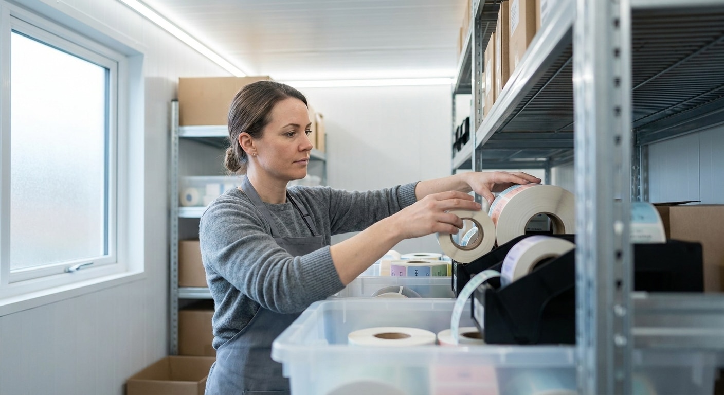 วิธีเก็บรักษาสติ๊กเกอร์ฉลากสินค้า ให้กาวแน่น สีสด ไม่ลอก - how-to-store-stickers-labels