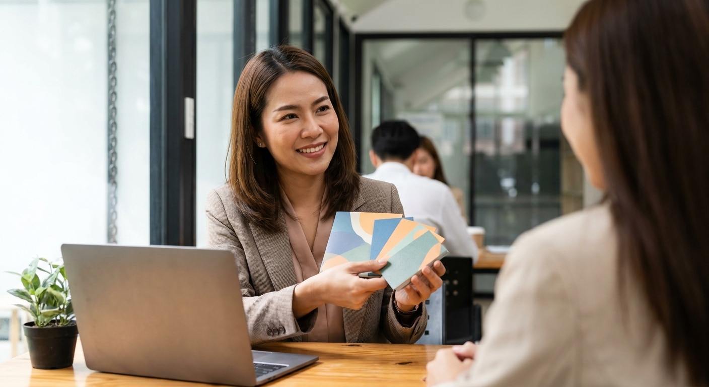 ทริคออกแบบโลโก้และนามบัตร สร้างภาพจำให้แบรนด์ SME - logo-business-card-branding