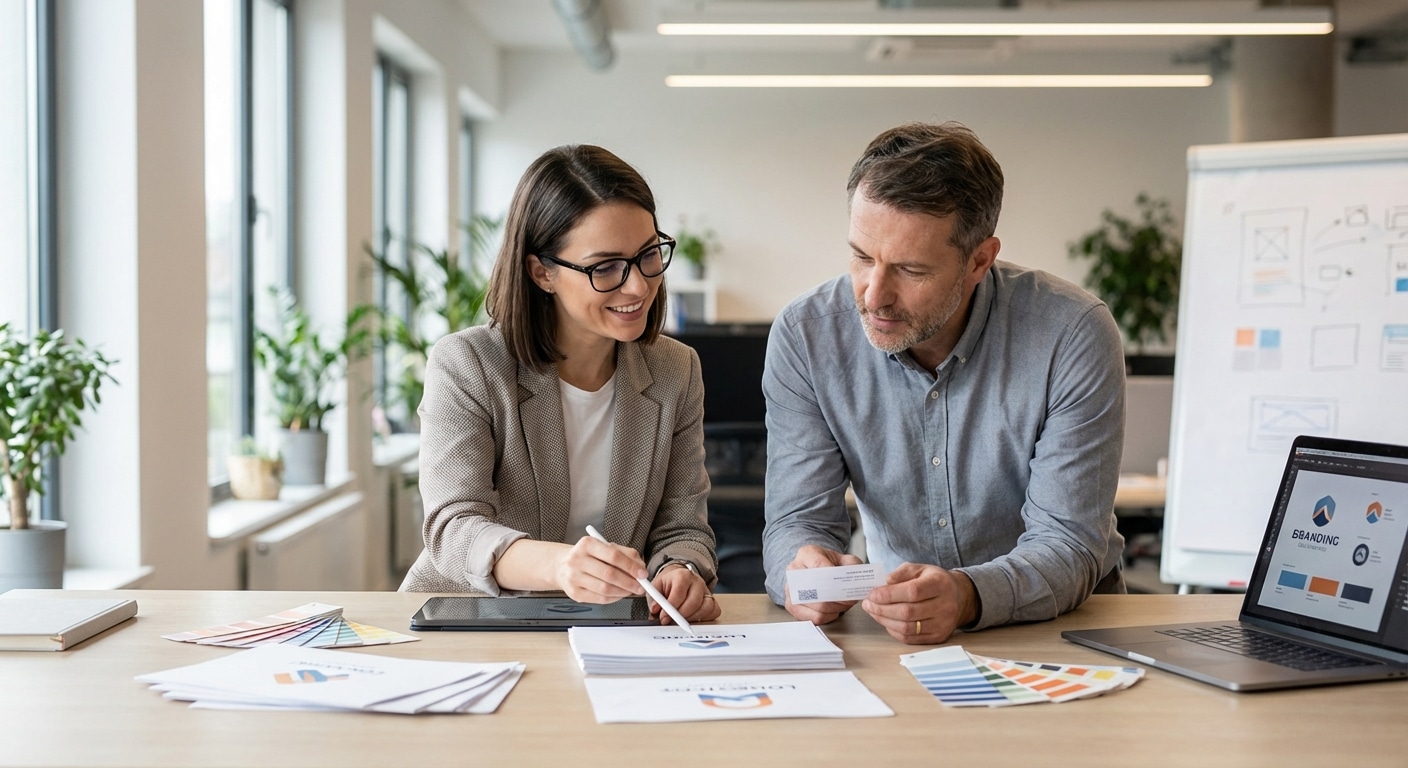 ทริคออกแบบโลโก้และนามบัตร สร้างแบรนด์ SME ให้ลูกค้าจำแม่น - logo-business-card-design-sme