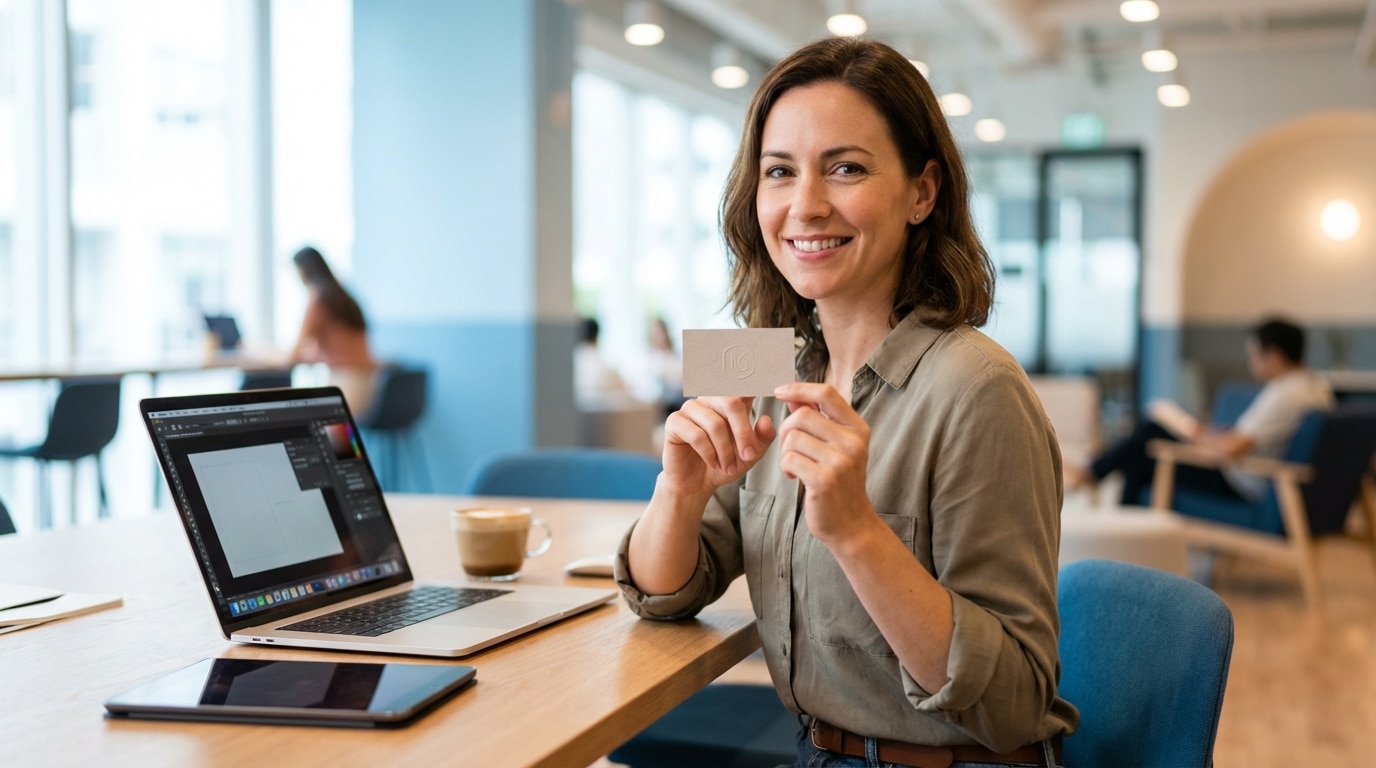 ทริคออกแบบโลโก้และนามบัตร สร้างความน่าเชื่อถือให้ SME - logo-business-card-design