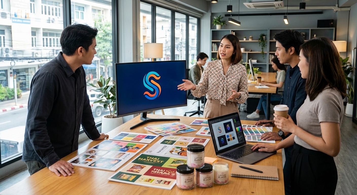 เทคนิคออกแบบโลโก้และฉลาก 2026 ดึงดูดลูกค้าตั้งแต่แรกเห็น - logo-label-branding-design-2026