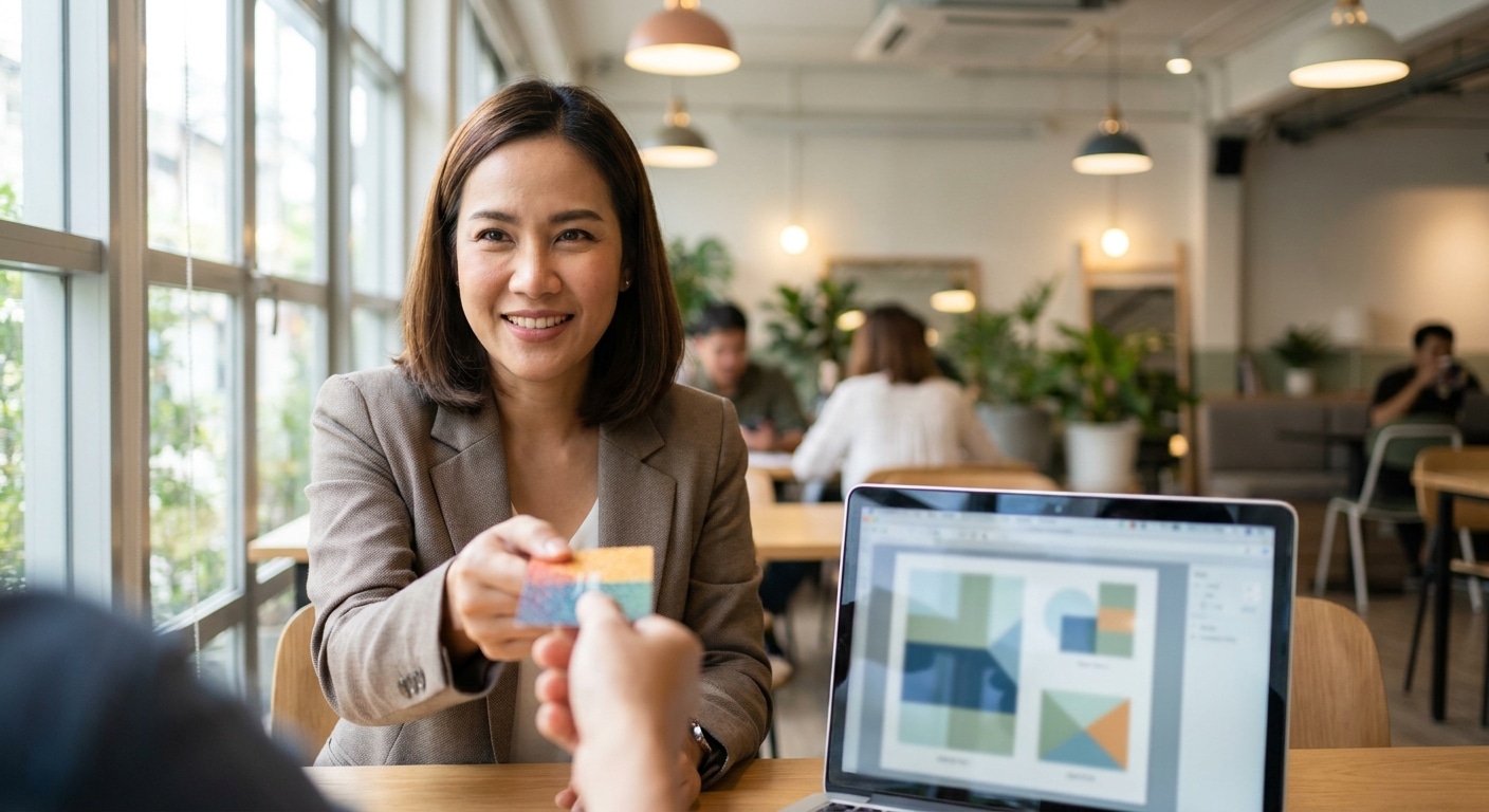 เทคนิคออกแบบโลโก้และนามบัตร สร้างความน่าเชื่อถือให้ SME - logo-namecard-design-sme