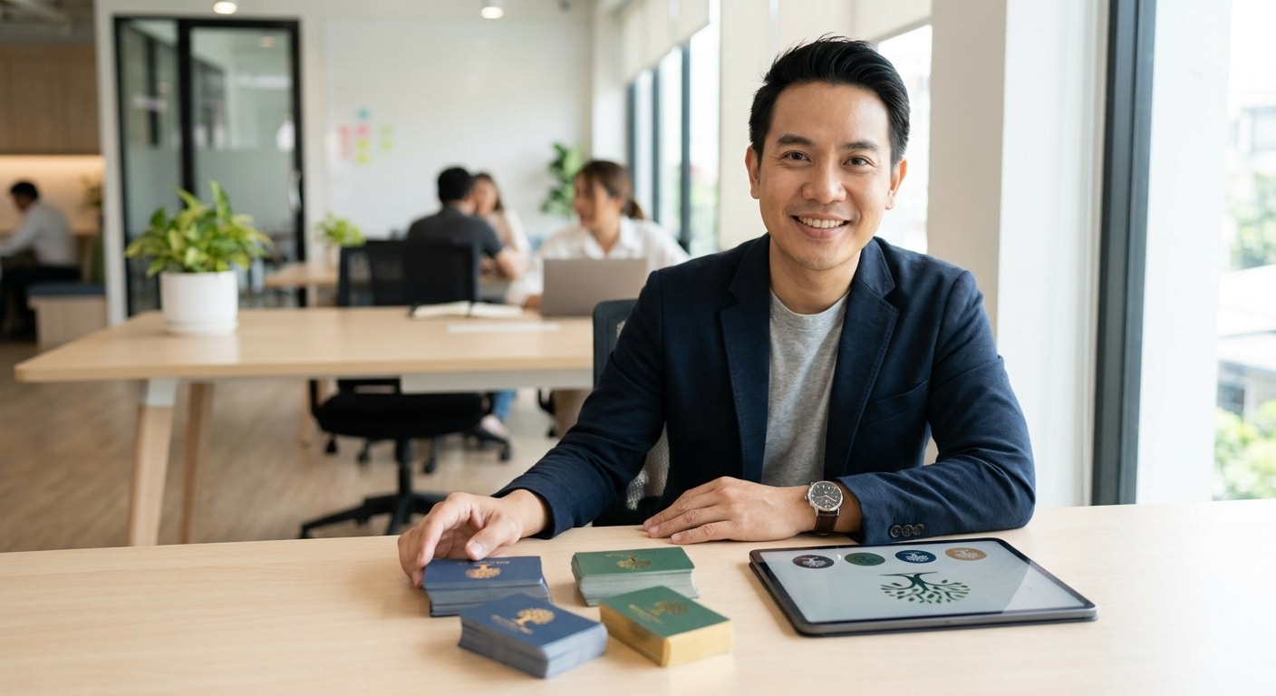 ทริคออกแบบโลโก้และนามบัตรให้ปัง สร้างภาพลักษณ์ SME ยุคใหม่ - logo-namecard-design-tips