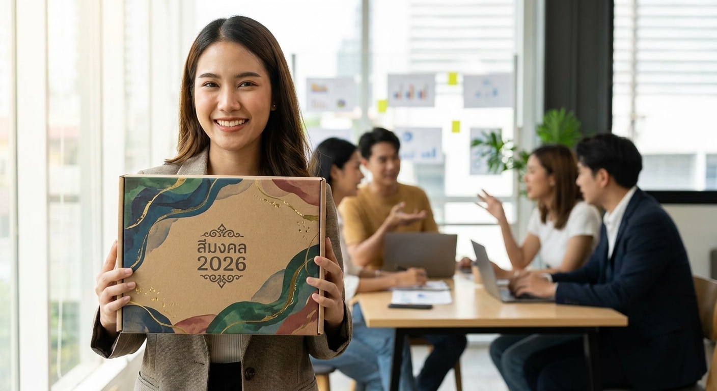 สีมงคล 2026: ออกแบบโลโก้และฉลากสินค้าเสริมดวงธุรกิจ - lucky-colors-logo-design