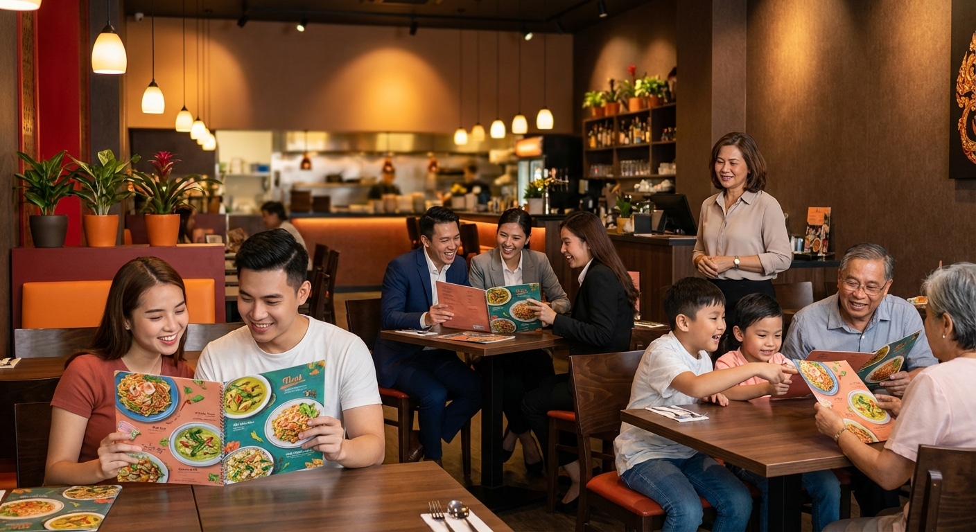 เทคนิคออกแบบเมนู 2026 อัปยอดขายร้านอาหาร SME ให้ปัง! - menu-design-marketing-sme