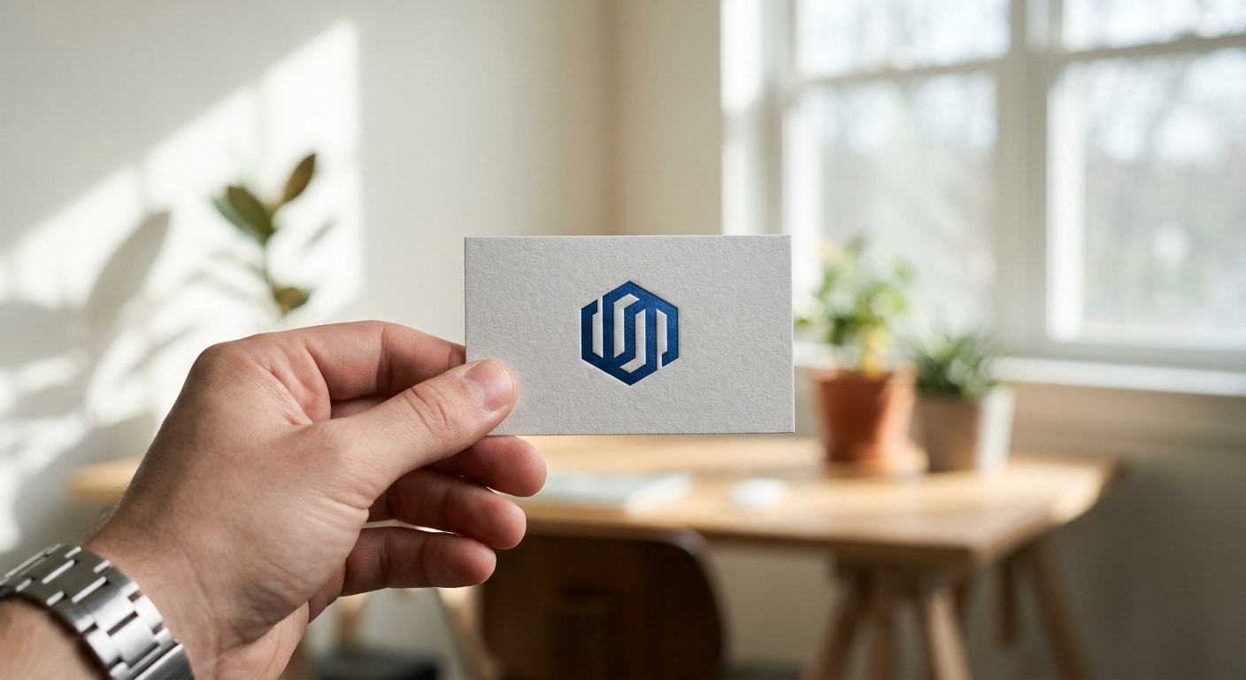 ทริคออกแบบโลโก้และนามบัตรมินิมอล ยกระดับแบรนด์ SME - minimal-logo-business-card-design