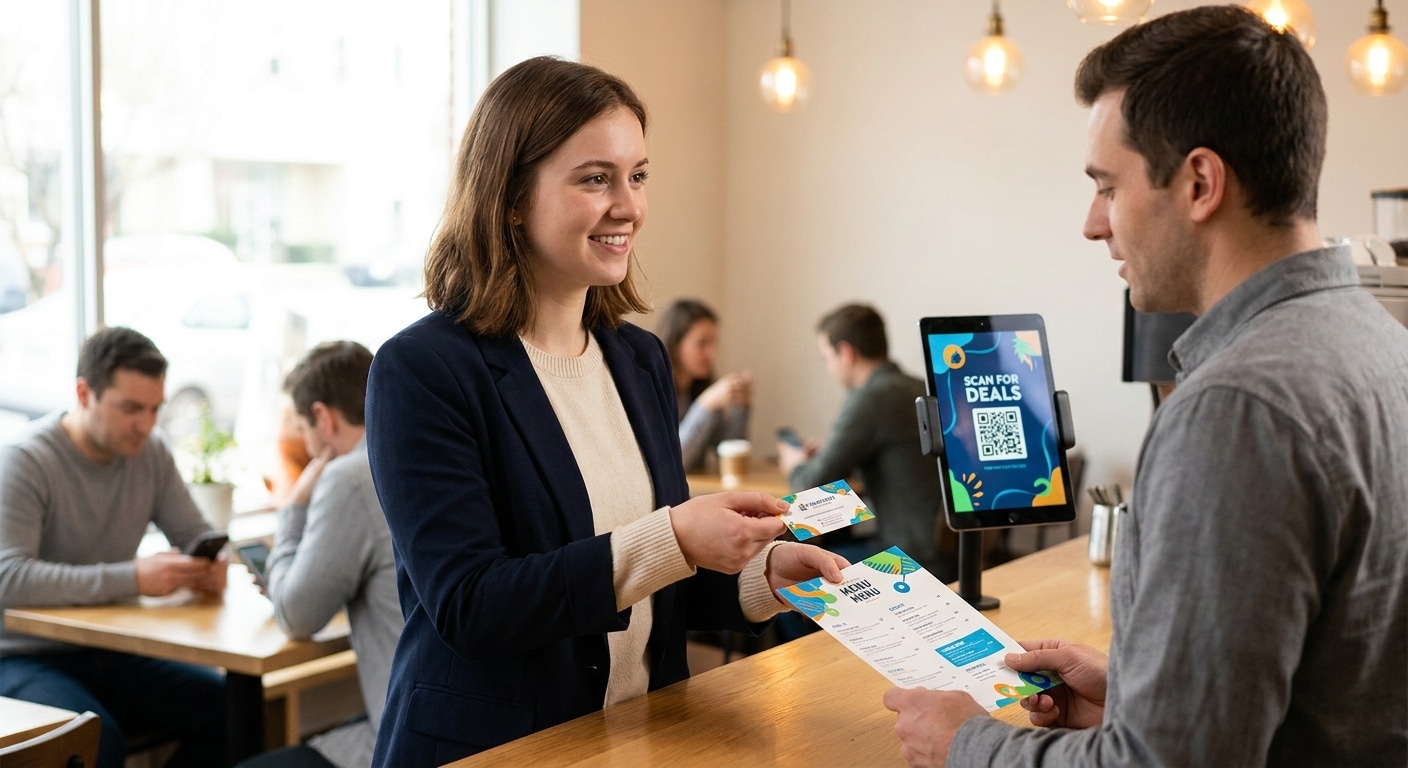 การตลาด O2O ยุคใหม่! ดึงลูกค้าออนไลน์ด้วยสื่อสิ่งพิมพ์ - o2o-marketing-print-media