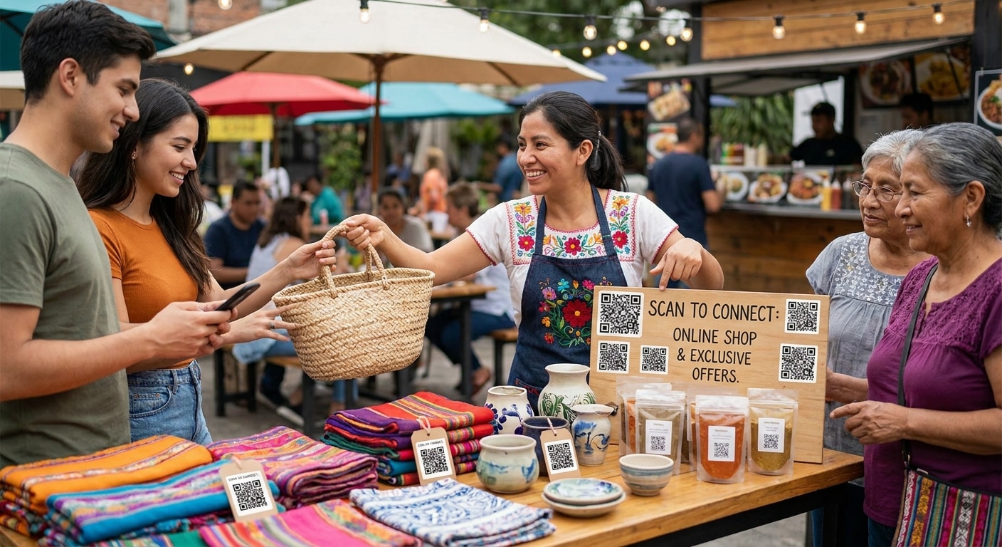 กลยุทธ์ O2O เพิ่มยอดขายด้วยสติ๊กเกอร์และป้าย QR Code - o2o-marketing-print-qr-code