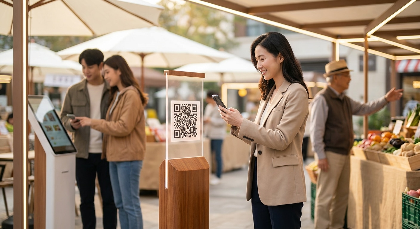 ดึงลูกค้าออฟไลน์สู่ออนไลน์ด้วยป้ายโฆษณา O2O ยุค 2026 - o2o-marketing-print-signage