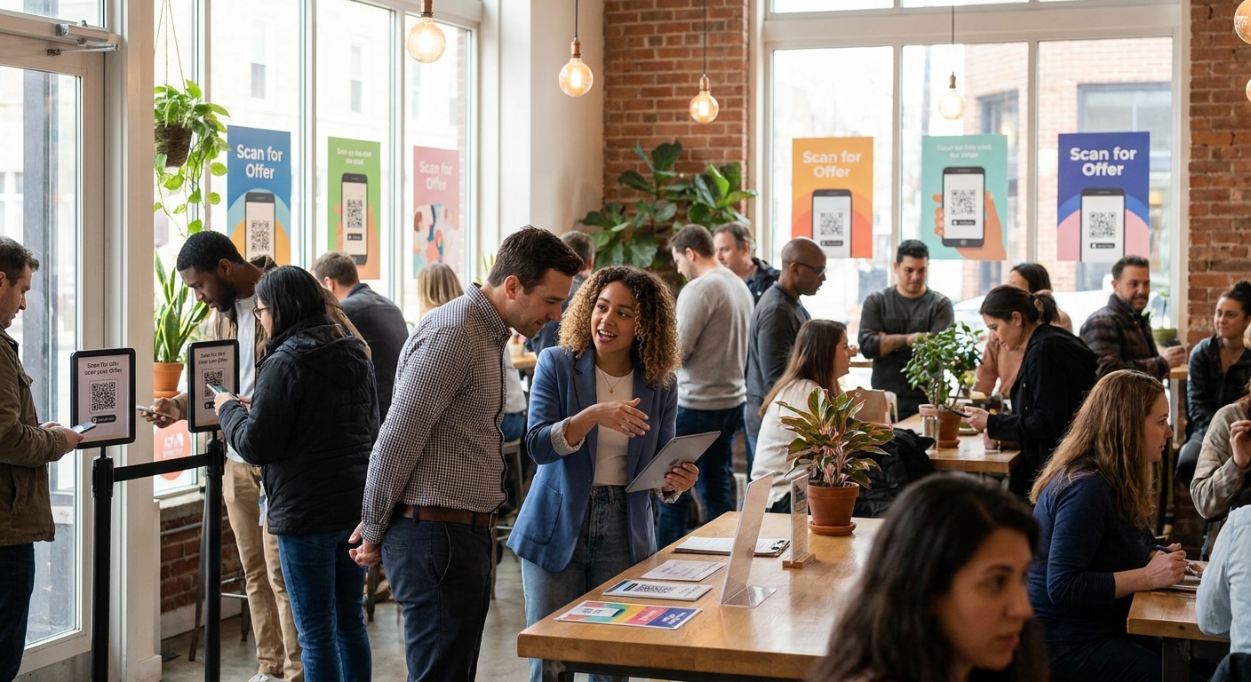 O2O Marketing 2026! ดึงลูกค้าเข้าร้านด้วยป้ายและสติ๊กเกอร์ - o2o-marketing-print-signage-stickers