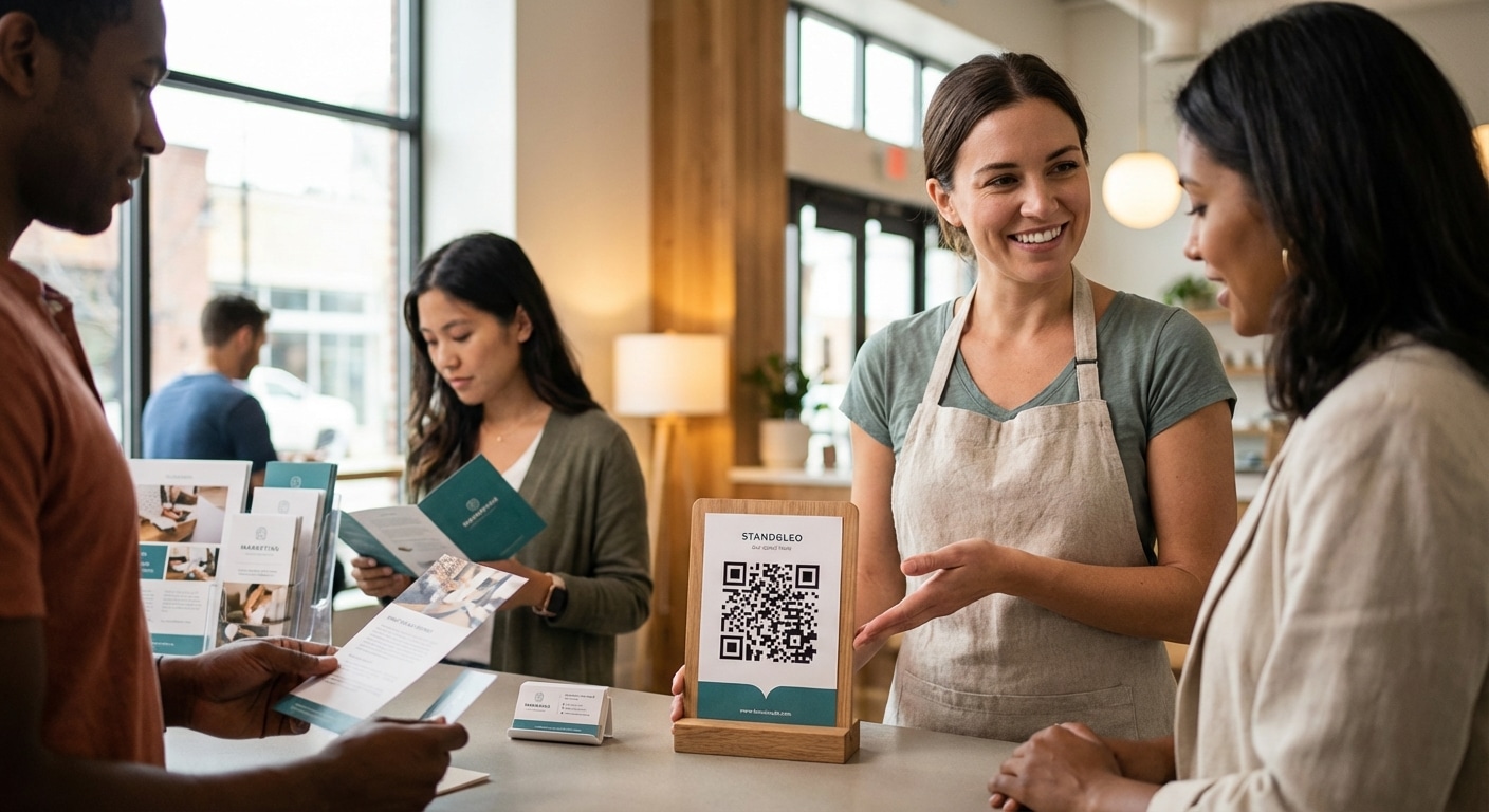 กลยุทธ์ O2O สื่อสิ่งพิมพ์ติด QR เพิ่มยอดขายให้ SME - o2o-marketing-print-sme