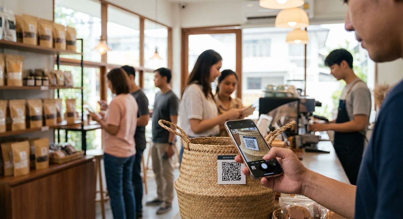 กลยุทธ์ O2O 2026: ดันยอดด้วยฉลากและสติ๊กเกอร์ QR Code - o2o-marketing-qr-code-sticker