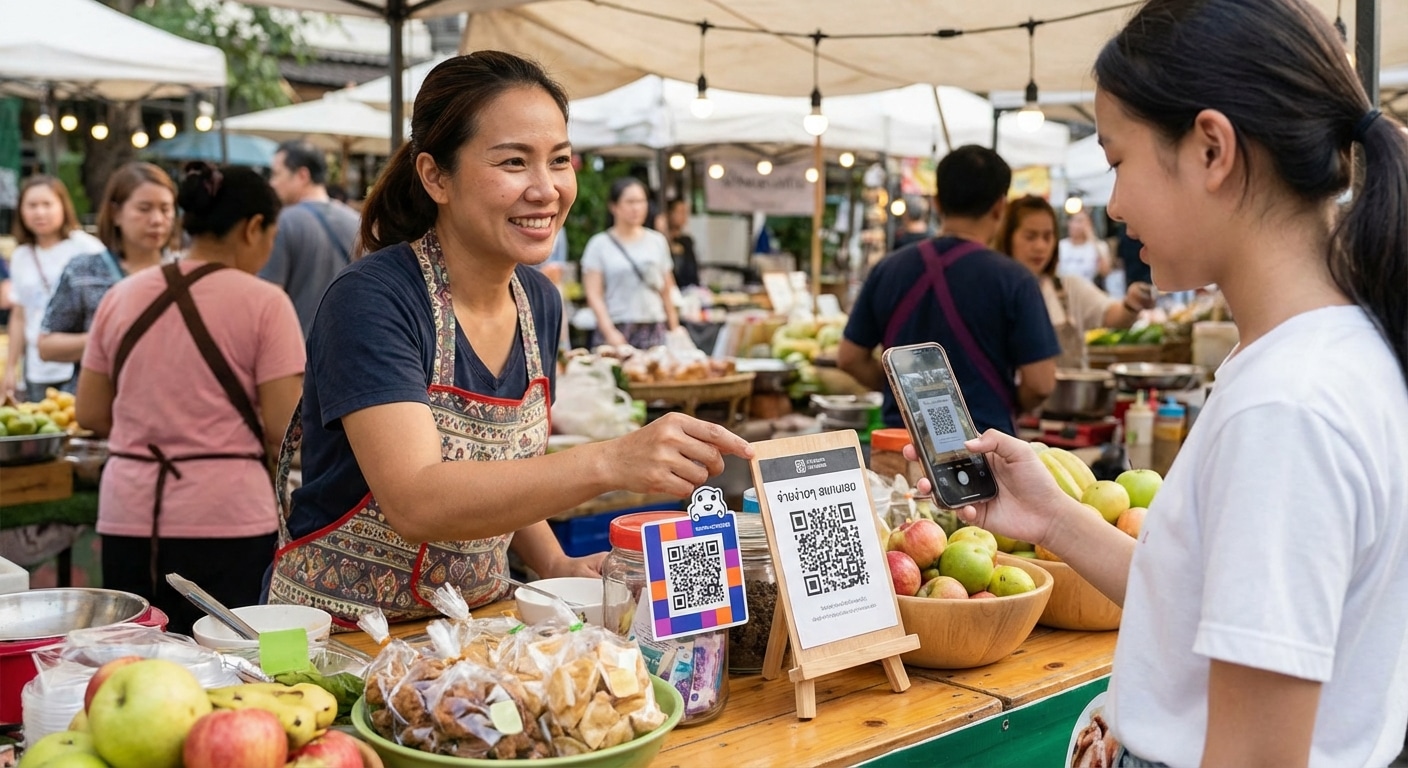 กลยุทธ์ O2O ดึงลูกค้าออนไลน์ด้วยสติ๊กเกอร์ QR Code - o2o-marketing-qr-code-sticker