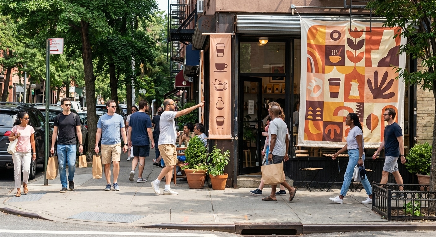 กลยุทธ์ O2O ดึงลูกค้าเข้าร้านด้วยป้ายโฆษณาฉบับ SME - o2o-marketing-signage-for-sme