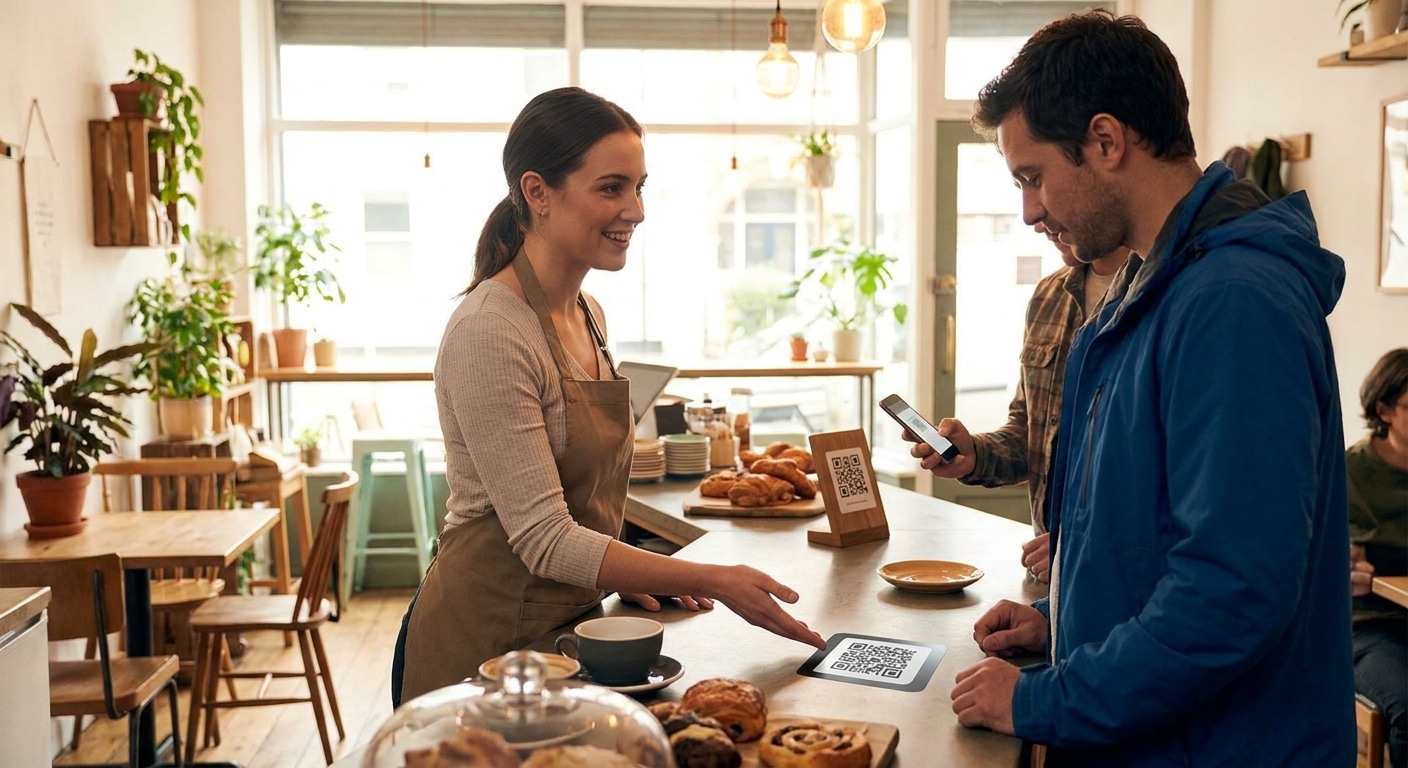 การตลาด O2O: ปั้นยอดขายด้วยสติ๊กเกอร์และป้าย QR Code - o2o-marketing-sticker-qr-signage