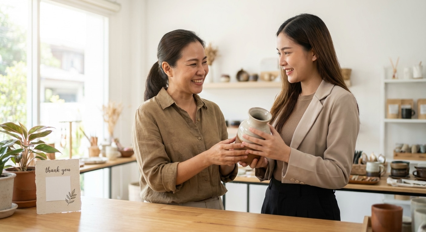 เทคนิคเพิ่มยอดซื้อซ้ำด้วยการ์ดขอบคุณ กลยุทธ์ O2O ปี 2026 - o2o-marketing-thankyou-card