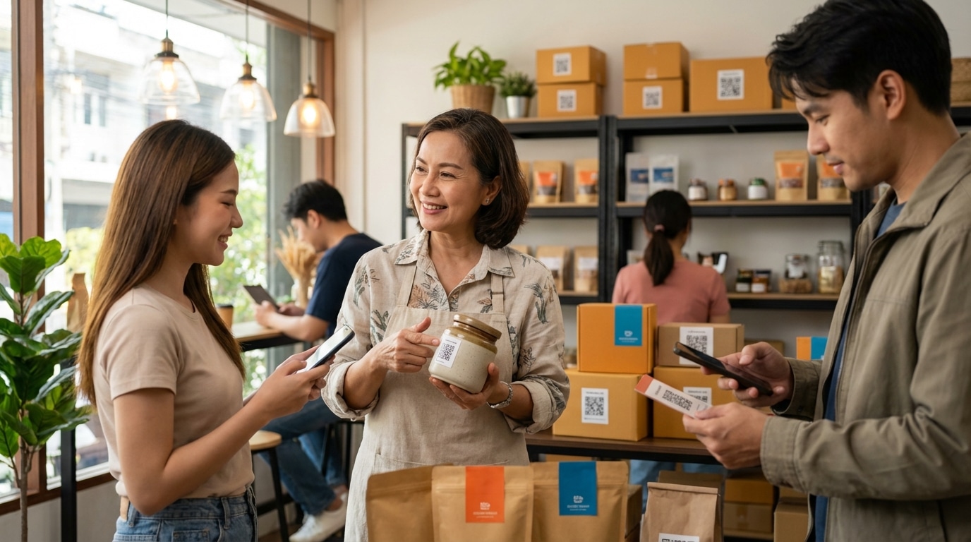 การตลาด O2O 2026! ดันยอดด้วยนามบัตรและฉลากติดคิวอาร์ - o2o-print-marketing-2026