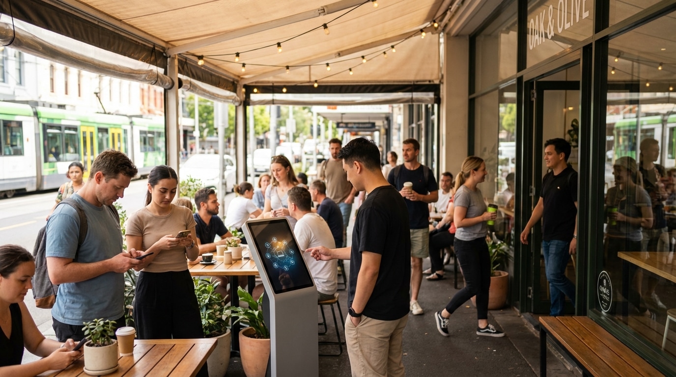 เทคนิคป้ายไวนิล O2O ดูดลูกค้าเข้าร้านฉบับ SME 2026 - o2o-vinyl-signage-marketing-sme