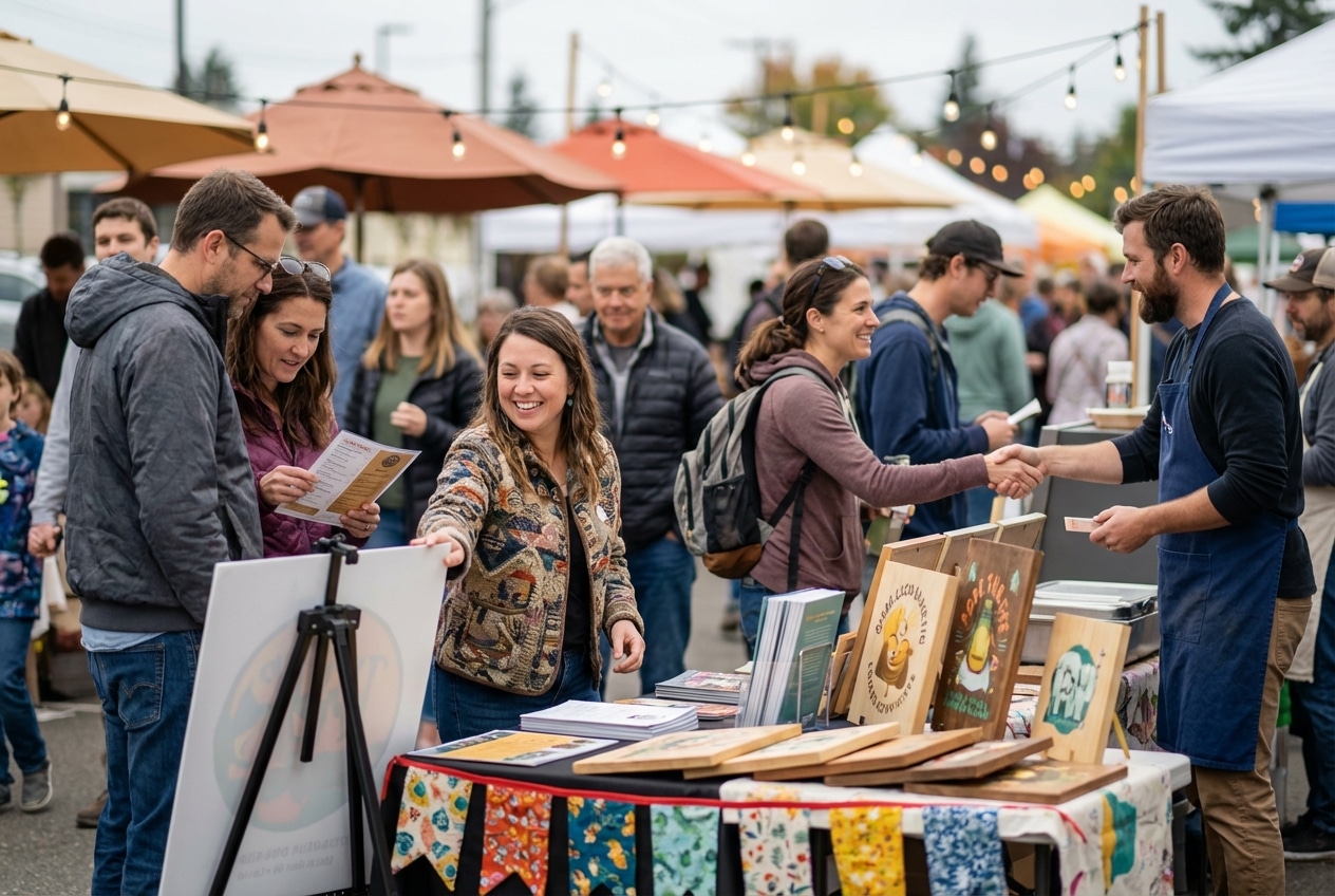 สื่อสิ่งพิมพ์ดึงลูกค้า! เทคนิคใช้ป้ายและนามบัตรเพิ่มยอดขาย - offline-marketing-print-tips